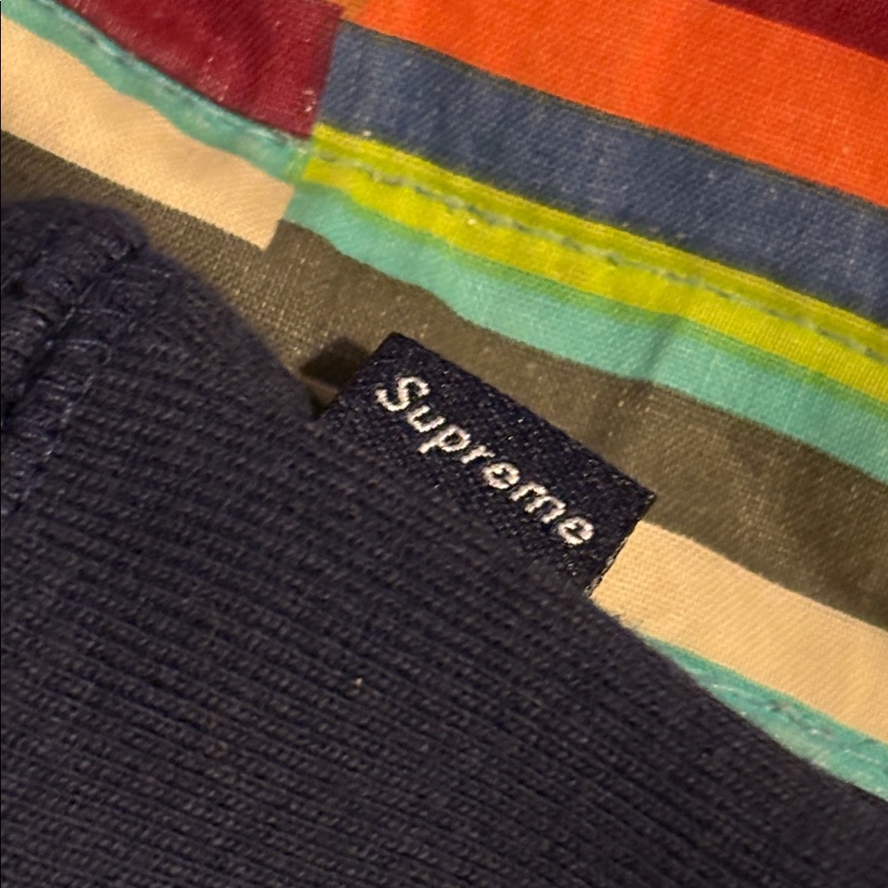 Crazy deal Supreme Navy Hoodie size, extra large brand new with tags - Picture 14 of 16
